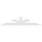 Ekena Millwork Richland Architectural Grade PVC Gable Bracket, 72"W x 15"H x 4"D x 4"F, 5/12 Pitch GBP072X15X0404RIC00 - alternate 5